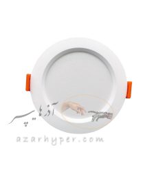 پنل سقفی اس ام دی SMD توکار گرد برش 8CM بک‌لایت 7 وات