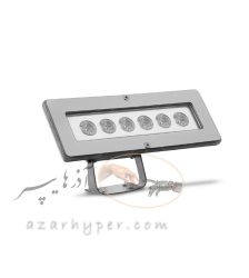 چراغ استخری روکار هفت‌رنگ RGB خطی 3*6 وات پایه دار