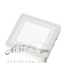 پنل سقفی دو رنگ سه حالته روکار مربع 4+12 وات