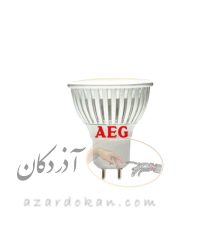 لامپ هالوژن 4 وات پایه سوزنی 12 ولت AEG شعاع مدل MR16