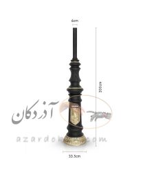  پایه چراغ شب تاب مدل ماهان قطر 6 با لوله 2 متری SH-192020010