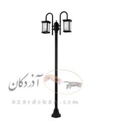 چراغ حیاطی دو شعله 7 وات شعاع الکتریک SH-1621-2-Diamond