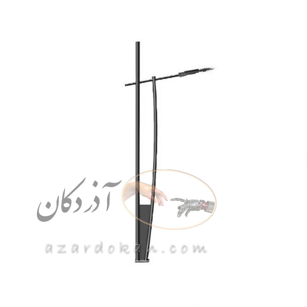 چراغ حیاطی و پارکی 4 متری شعاع SH-Ab41 چراغ حیاطی و پارکی 4 متری شعاع SH-Ab41