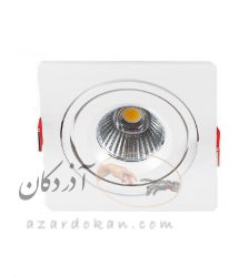 چراغ سقفی توکار 9 وات شعاع الکتریک SH-6301