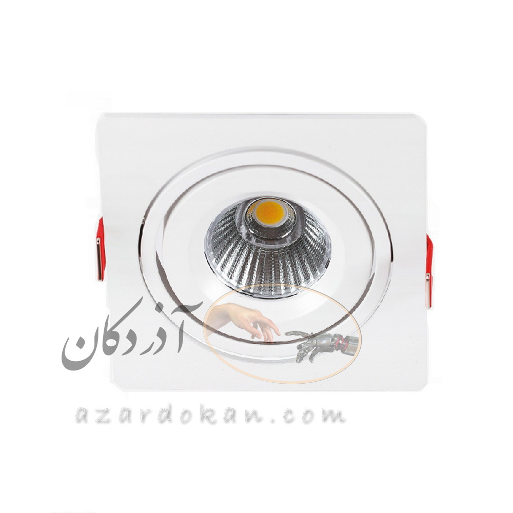 چراغ سقفی توکار 9 وات شعاع الکتریک SH-6301 چراغ سقفی توکار 9 وات شعاع الکتریک SH-6301
