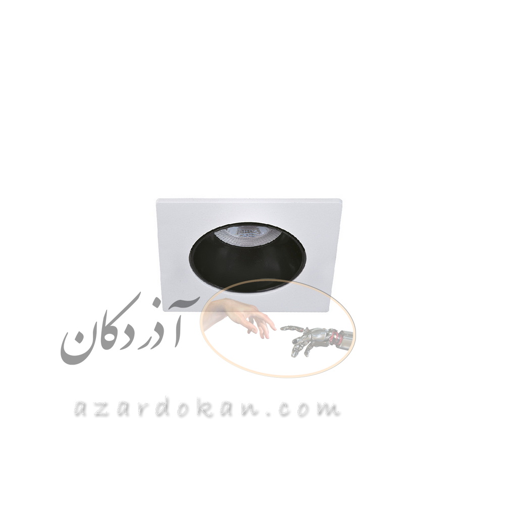 چراغ سقفی توکار تک شعله شعاع الکتریک SH-6101 1 چراغ سقفی توکار تک شعله شعاع الکتریک SH-6101 1