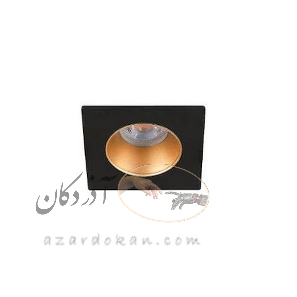 چراغ سقفی توکار تک شعله شعاع الکتریک SH-6101 چراغ سقفی توکار تک شعله شعاع الکتریک SH-6101