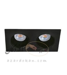 چراغ سقفی توکار دو شعله شعاع الکتریک SH-6102 1