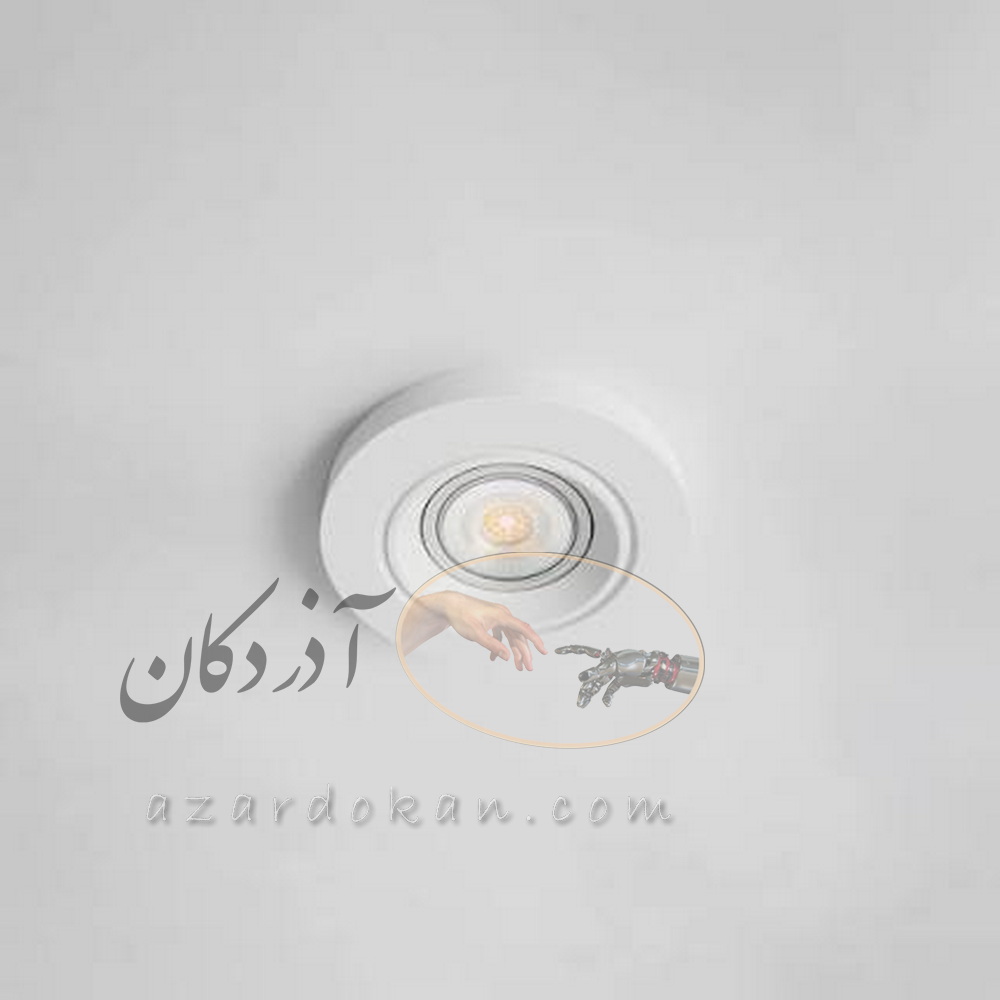 چراغ سقفی گچی توکار شعاع الکتریک SH-5501 چراغ سقفی گچی توکار شعاع الکتریک SH-5501