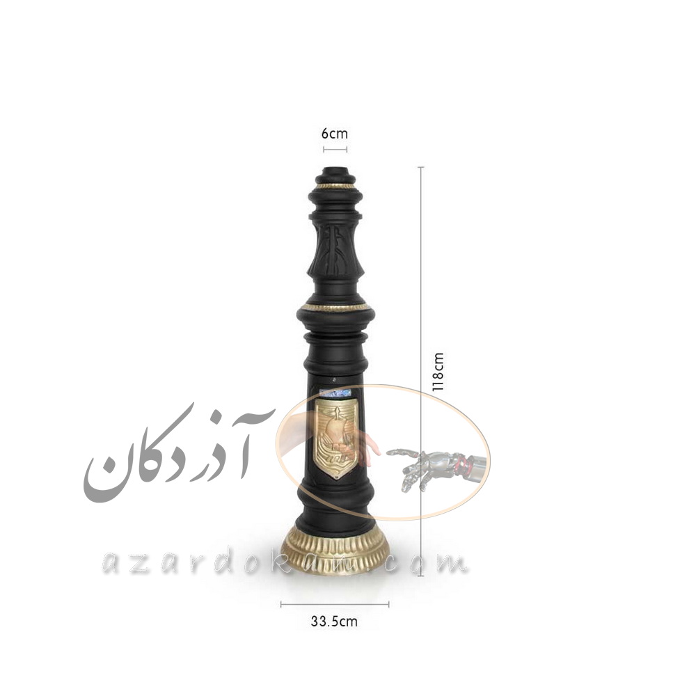 کاور پایه چراغ شب تاب مدل ماهان قطر 6 سانتیمتر SH-192000000 کاور پایه چراغ شب تاب مدل ماهان قطر 6 سانتیمتر SH-192000000